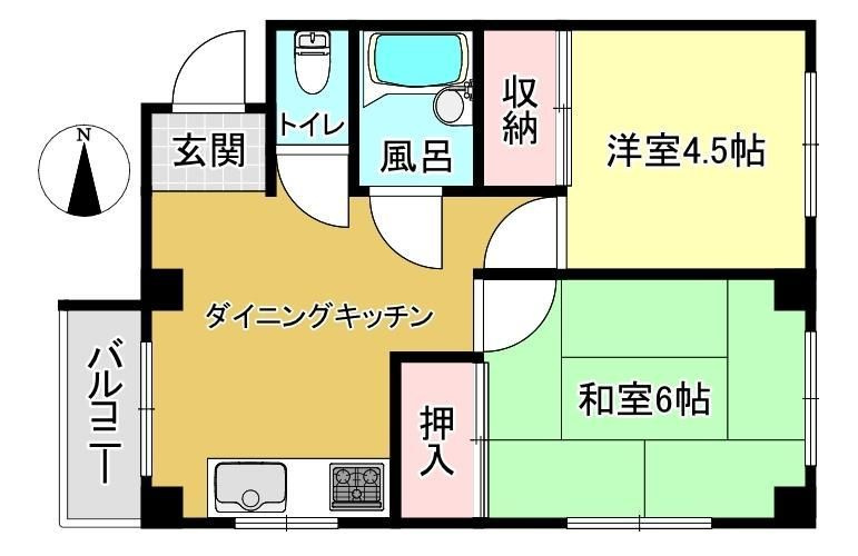 ハイツ小板橋の間取り