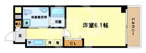 エイペックス京町堀Ⅱの間取り|エイペックス京町堀Ⅱ　間取り