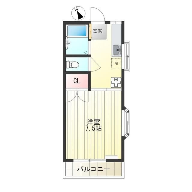 ヤングハイムＢ棟の間取り