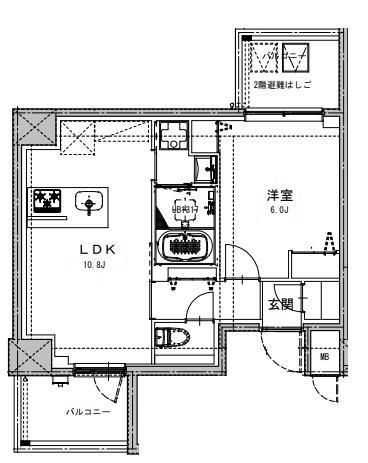 S-RESIDENCE両国sereaの間取り
