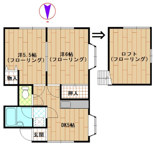 ハイムスミホウの間取り
