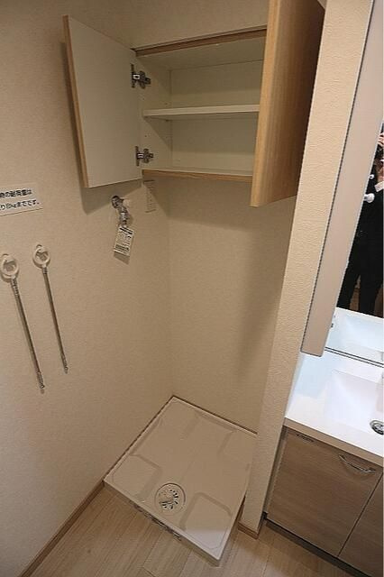 ルーブル蓮根の洗面所