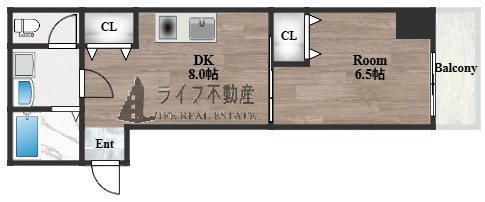 パークモダン高井田の間取り
