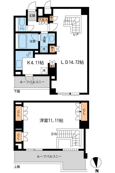 【間取り】 | レジデンス白金コローレ