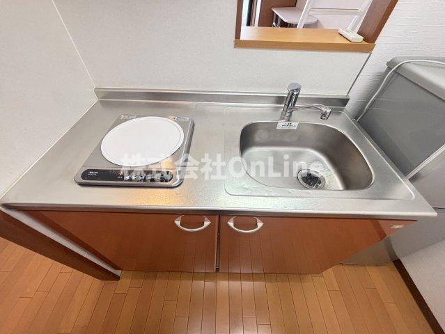 八尾市志紀町１丁目の賃貸マンションのキッチン