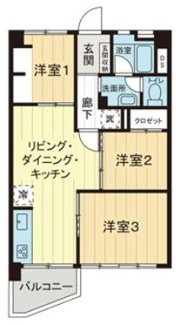 【間取り】 | 東陽町住宅 | 間取りです。