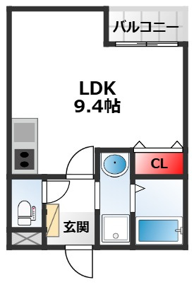 REGIES八尾駅前の間取り