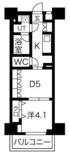 日神デュオステージ浅草三筋の間取り|間取りです。