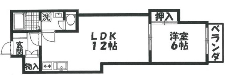 佐竹ＳＨビルの間取り|間取りです。