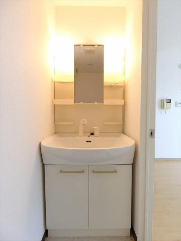 ラビーナ櫛原の洗面所|忙しい朝には欠かせない洗面所です