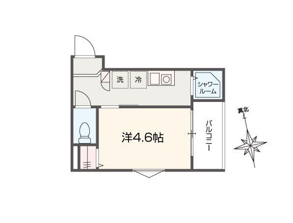 アイウシ梅島の間取り
