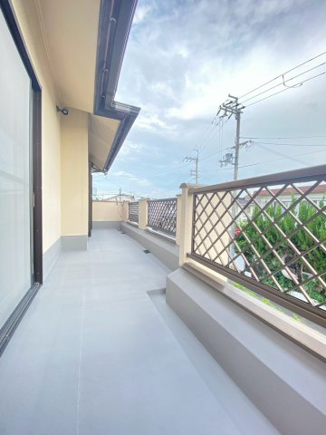 並木町一戸建貸家のバルコニー