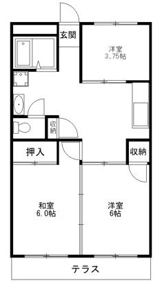 メゾンリッシュの間取り