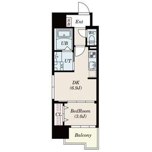 S-RESIDENCE久留米六ツ門abreastⅡの間取り