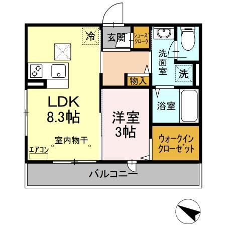 クレアの間取り