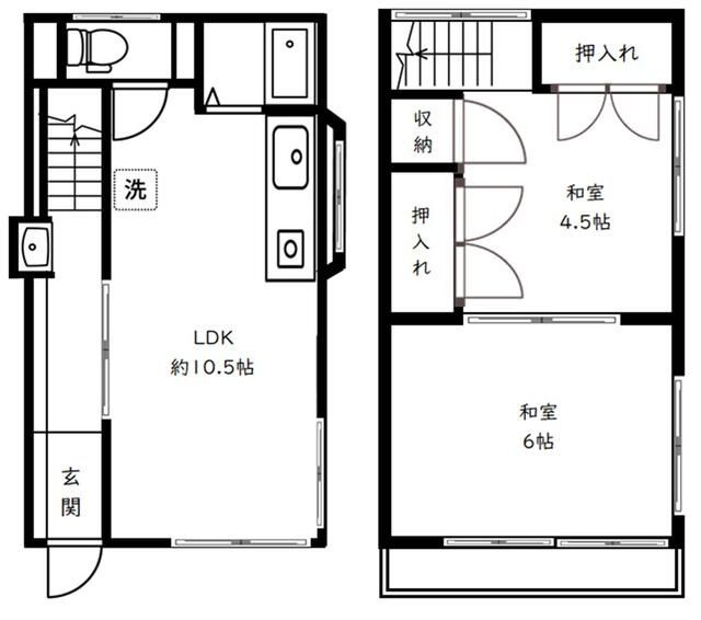 伊藤貸家の間取り