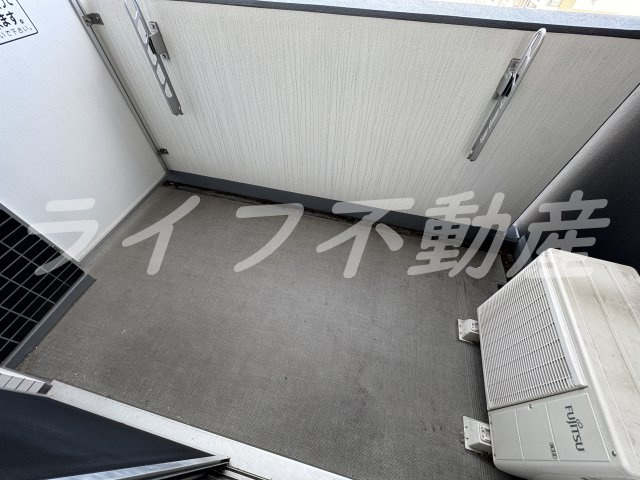 フォレストグレイス深江橋Ⅱのバルコニー|落ち着いた時間を過ごせるバルコニーです