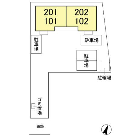クレスト・ワンの区画図