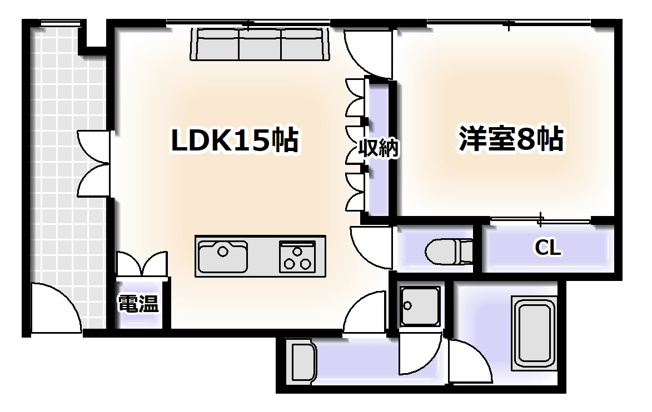 【間取り】 | プレミシス岸里