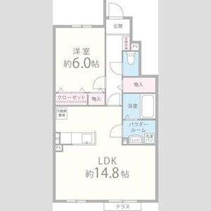 【間取り】 | ラフィネシャトー | ラフィネシャトー102の間取り図です。