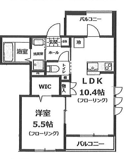 カルムAS の間取り|間取りです。