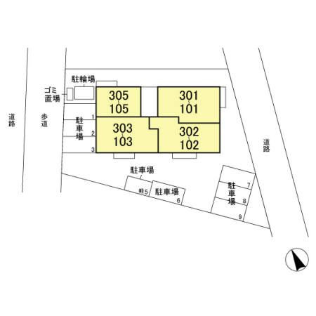 グランツの区画図