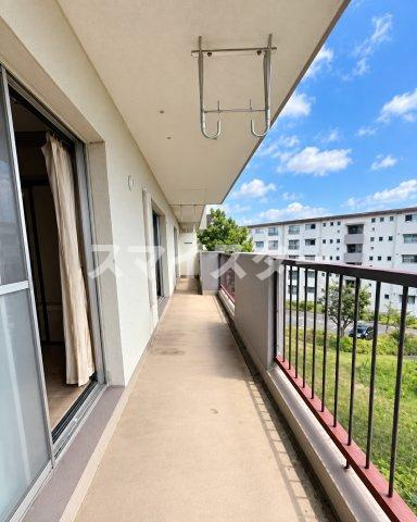 船橋市習志野台３丁目のアパートのバルコニー
