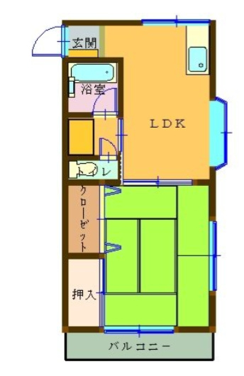 【間取り】 | 若葉台西コーポ