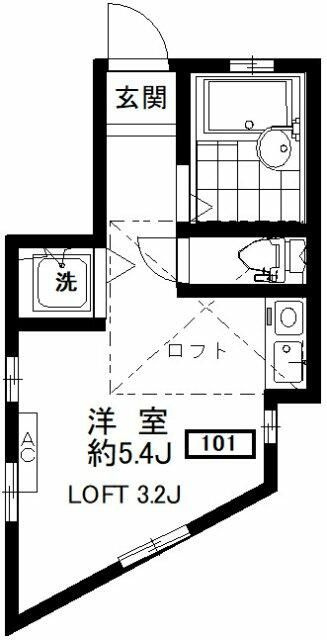 メゾンリヴァージュ早稲田の間取り