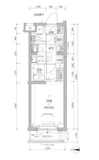 ARCOBALENO NERIMAの間取り