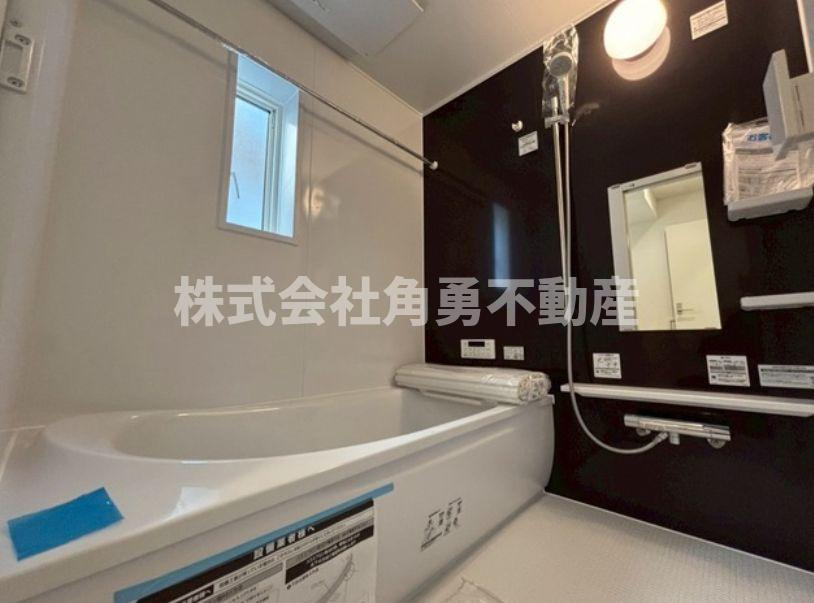 秦野市富士見町第4　新築一戸建て　1号棟の内観：施工例|《施工例》浴室