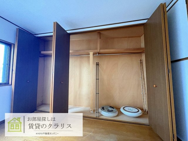 嵯峨折戸町（ガレージ付き）貸家の収納