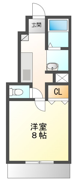 Ａｒｐｅｇｇｉｏ　東棟の間取り
