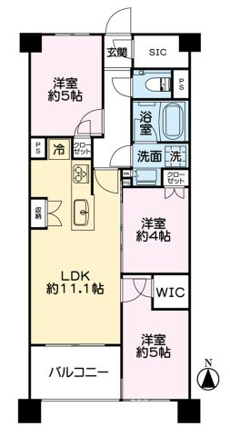 プレシス新百合ヶ丘の間取り