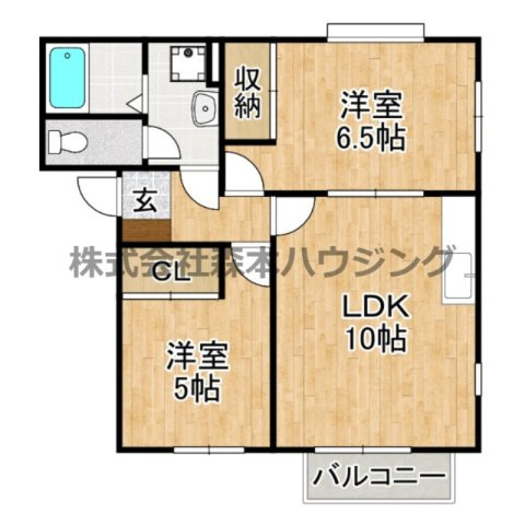 【間取り】 | 　ヴィヴァン・ノールA棟