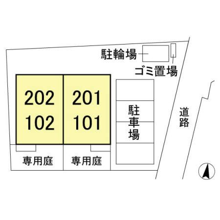 サン・フォレストの区画図