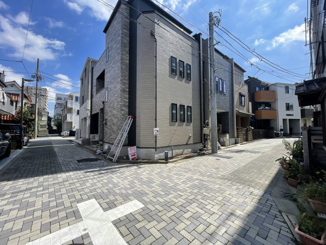 江東区東砂3丁目新築戸建の前面道路含む現地写真