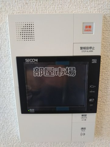プレジール入谷のセキュリティ|モニター付きインターホン