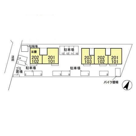テラセゾンの区画図
