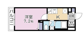 【間取り】 | メゾン　ハピネス | 間取りです。