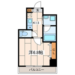 パティーナ川崎の間取り|間取りです。