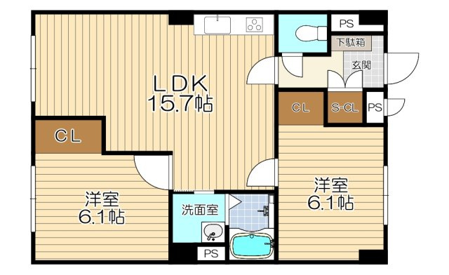【間取り】 | 霧ヶ丘コーポラス