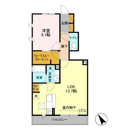 ブリエ　Ⅱの間取り