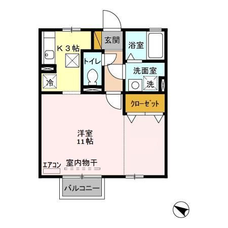 アムルーズ・Ｋの間取り
