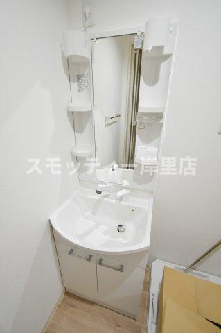 フジパレス住ノ江駅南ノースの独立洗面台