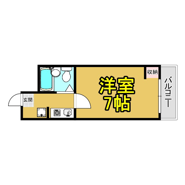 シャトー都島の間取り