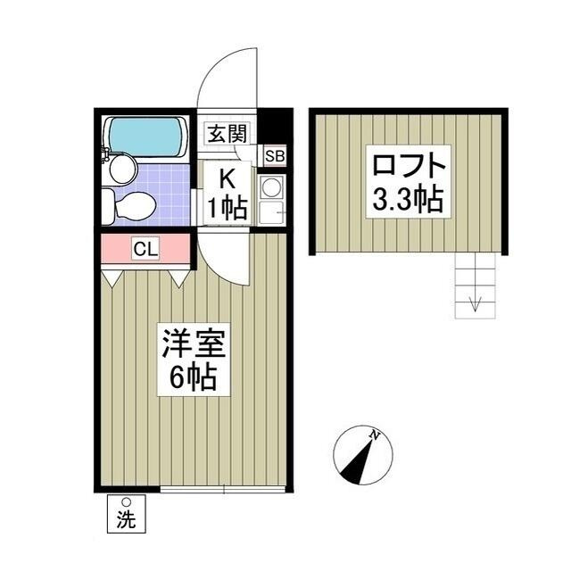 ジュネパレス松戸第６８の間取り