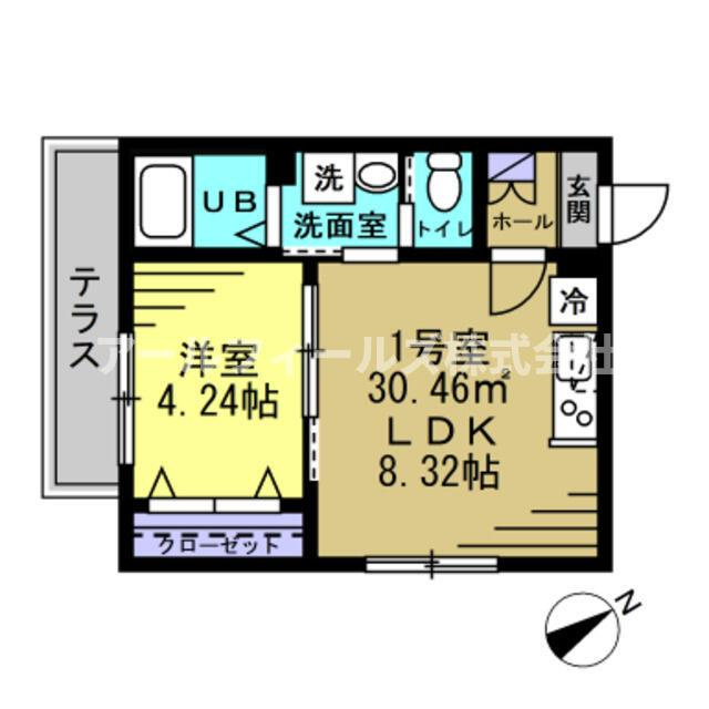 ＡＪ北松戸６の間取り