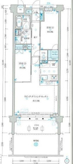 【間取り】 | ドルチェヴィータ名古屋則武