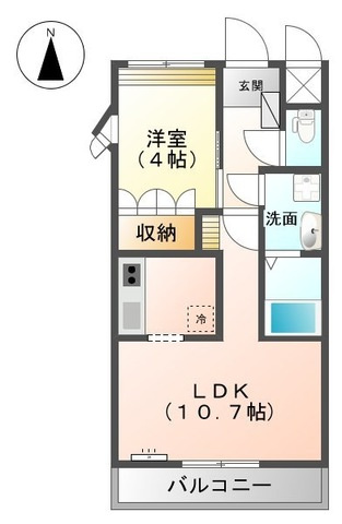 グランディール・城山Ⅱの間取り|間取図
